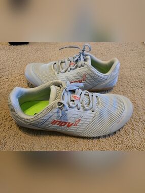 Inov-8 Lightweight Grey Training Shoes with Lime Insole